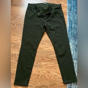 Old Navy Olive Rockstar Super Skinny Pants